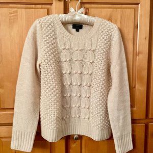 J. Crew Popcorn Cable Sweater